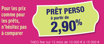Crédit prêt personnel au meilleur taux