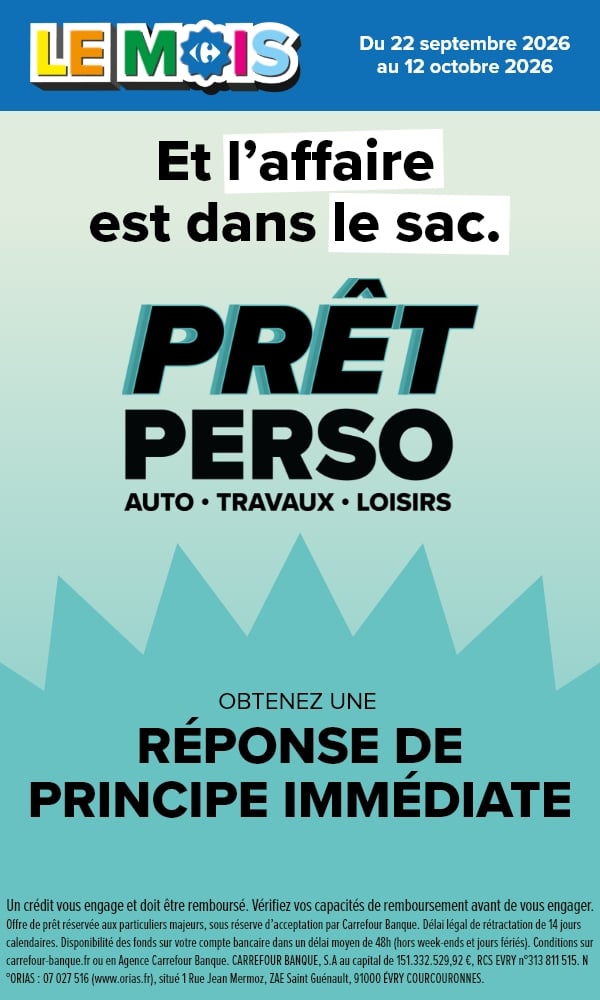 Prêt Personnel