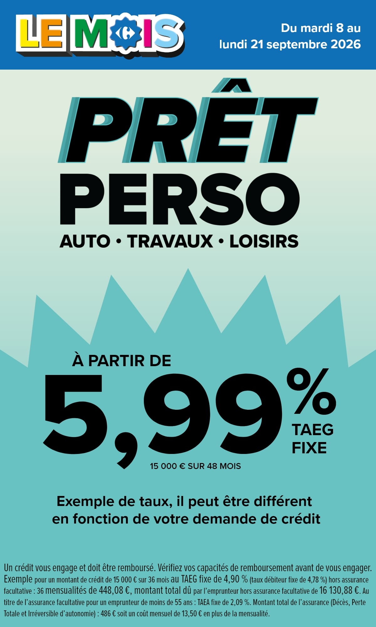 Prêt Personnel