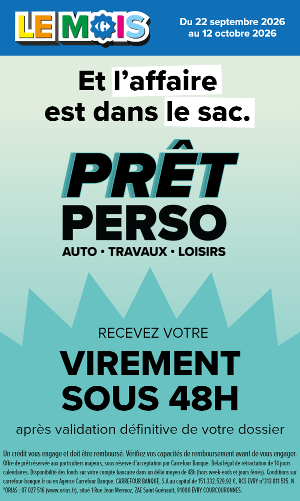 Prêt Personnel